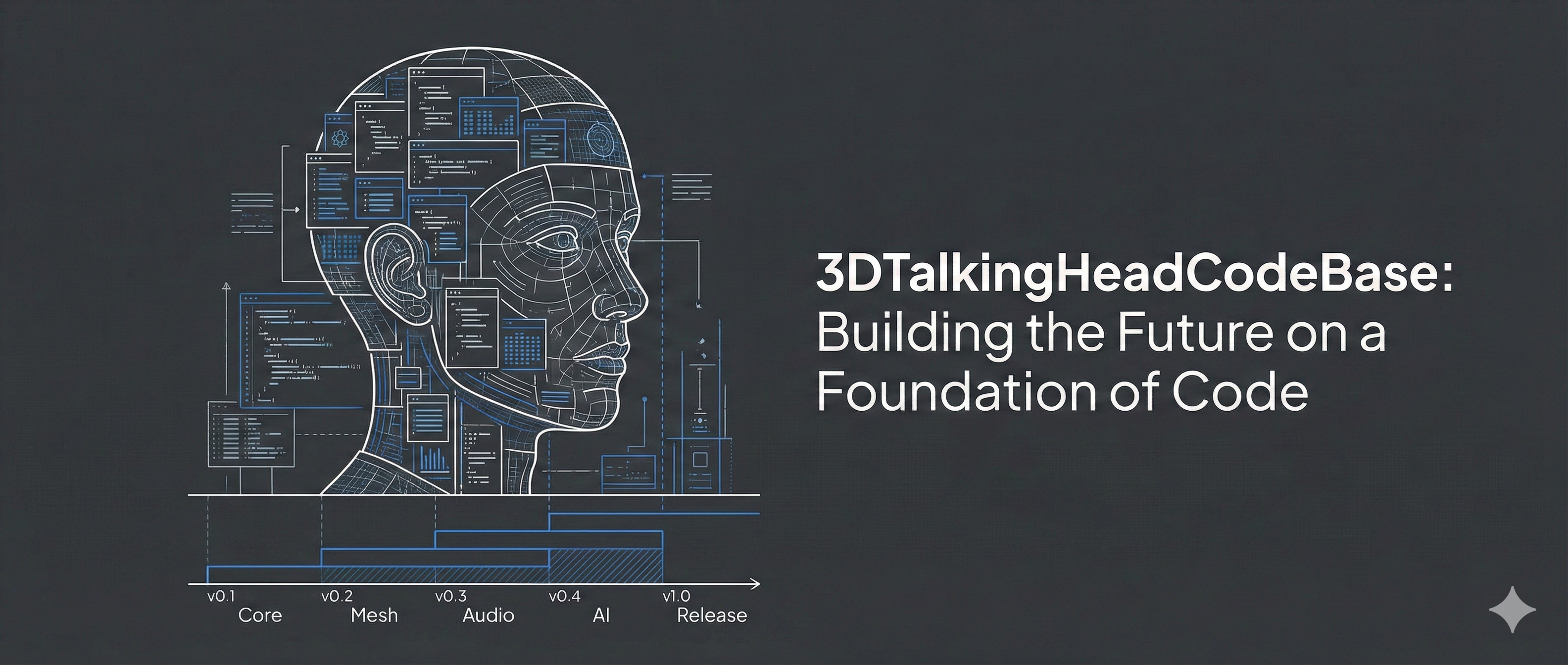 Structured Coding for 3D Talking Head Codebase