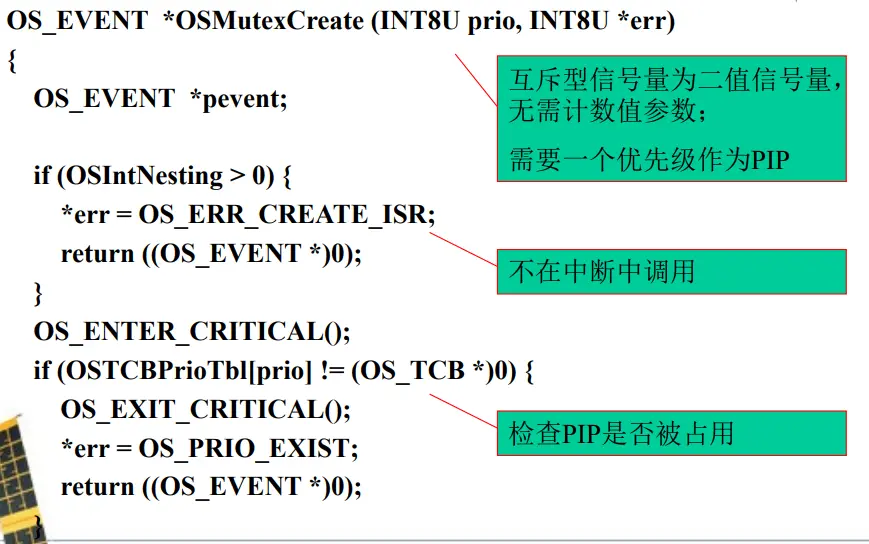 OSMutexCreate Function